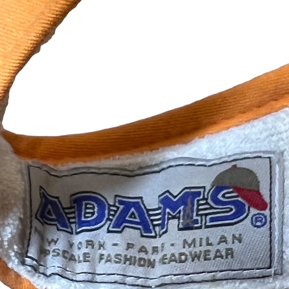 Ocean Yachts Visor Womens Hat 2004 Yellow Orange Y2K Era Nearly Vintage Age - Picture 6 of 8